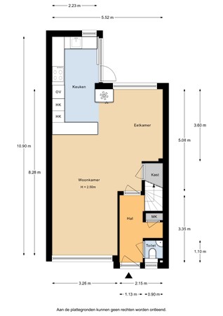 Floorplan - Poolsterstraat 12, 2402 BL Alphen aan den Rijn